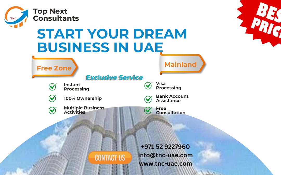 New Business Setup Services in UAE